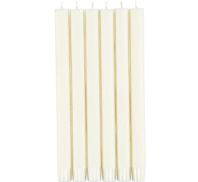 Pearl White Eco Dinner Candle