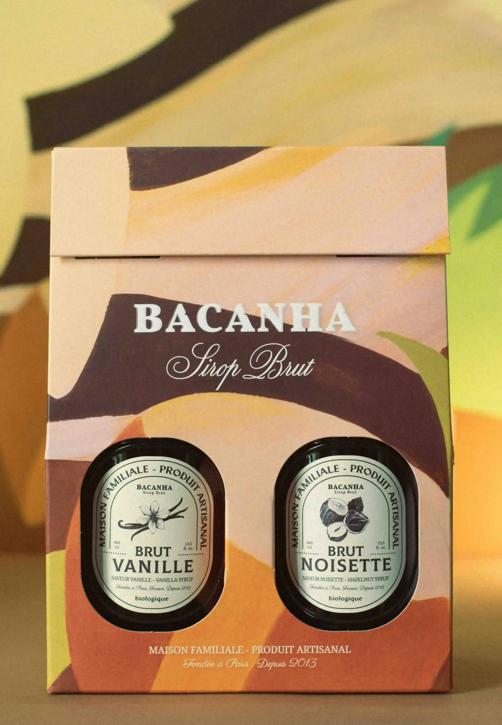 Bacanha Syrup Box Vanilla & Hazelnut - 2 x 400 ml