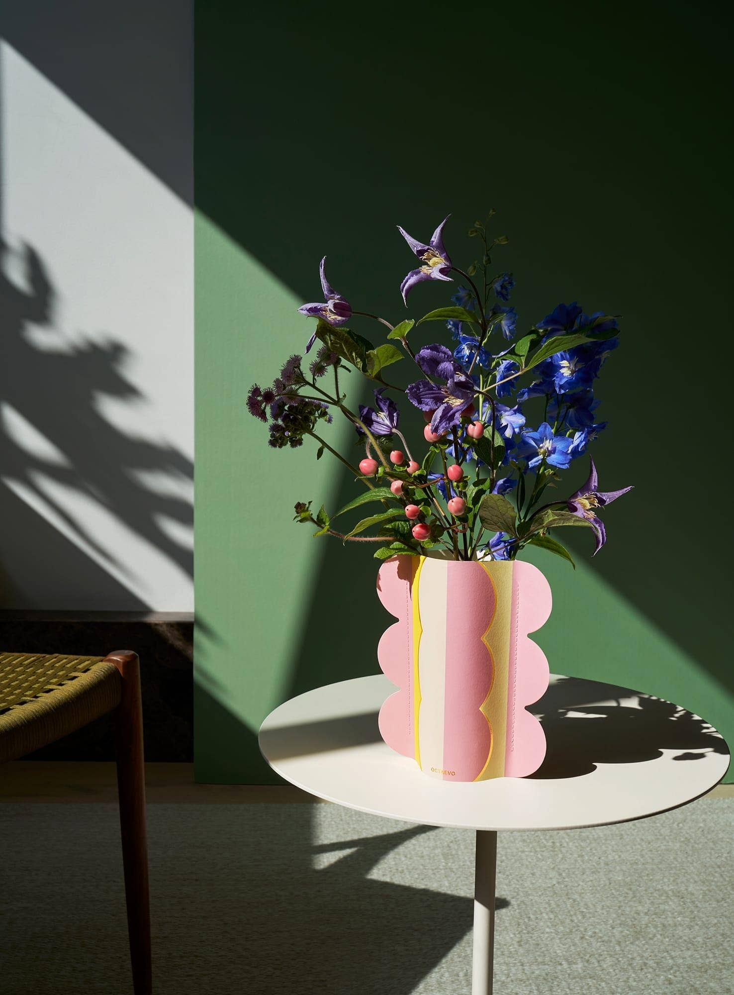 Mini Paper Vase Riviera Wave