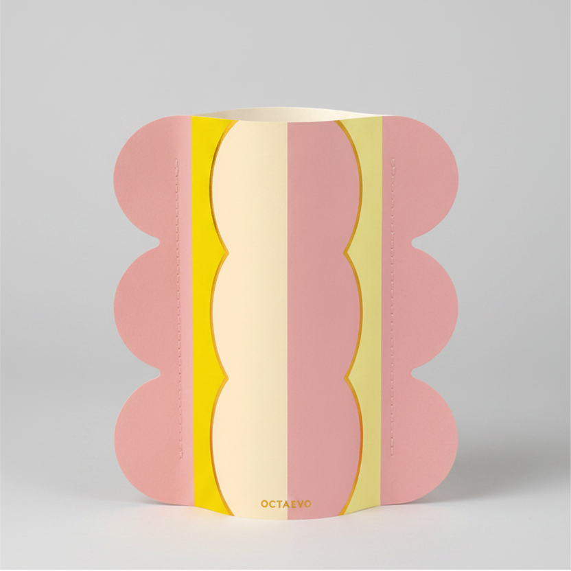 Mini Paper Vase Riviera Wave