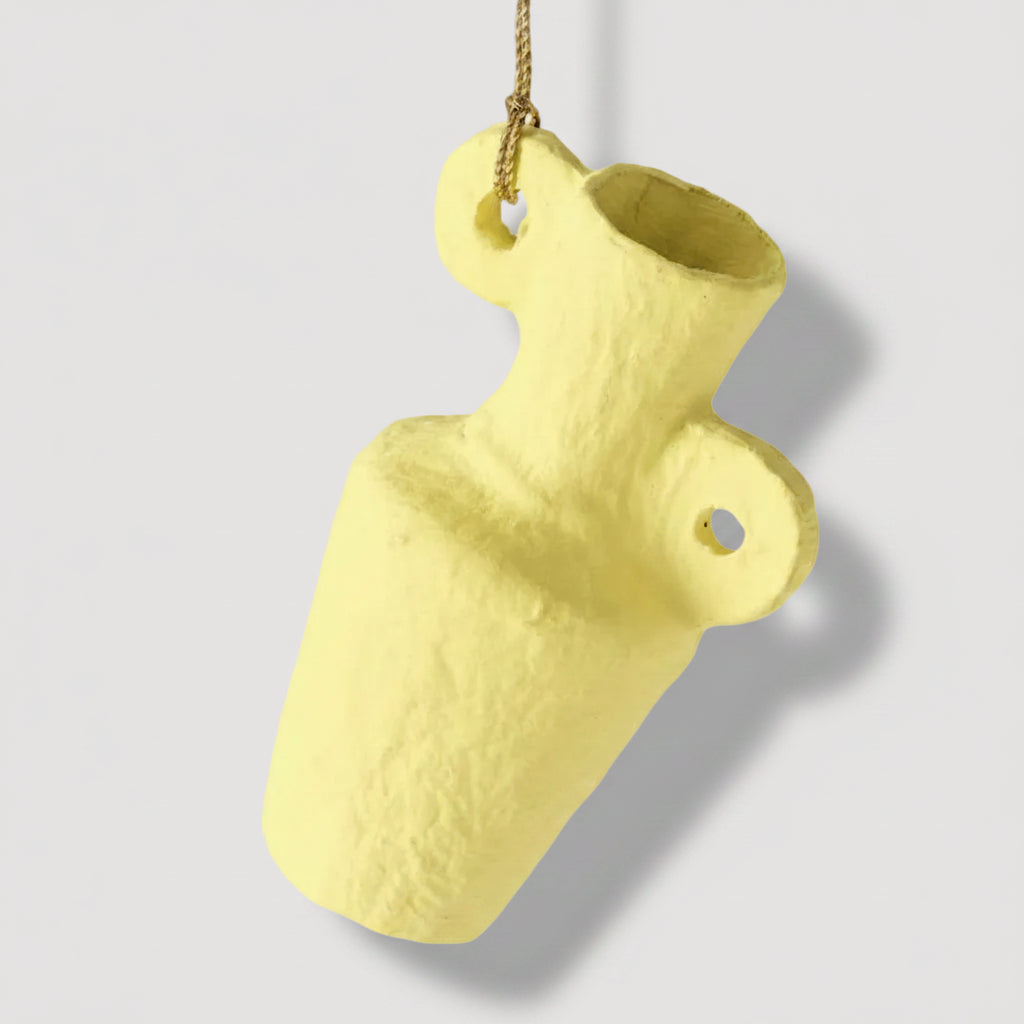 Kline Yellow Mini Vase Hanging Ornament