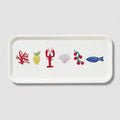 Seaside Lunch Rectangular Serving Tray