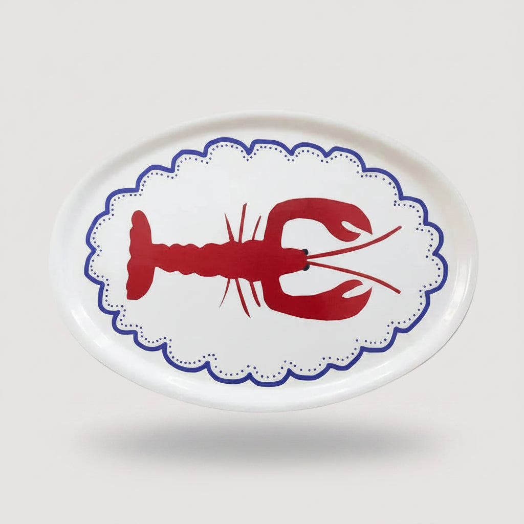 Lobster Oval Serving Tray