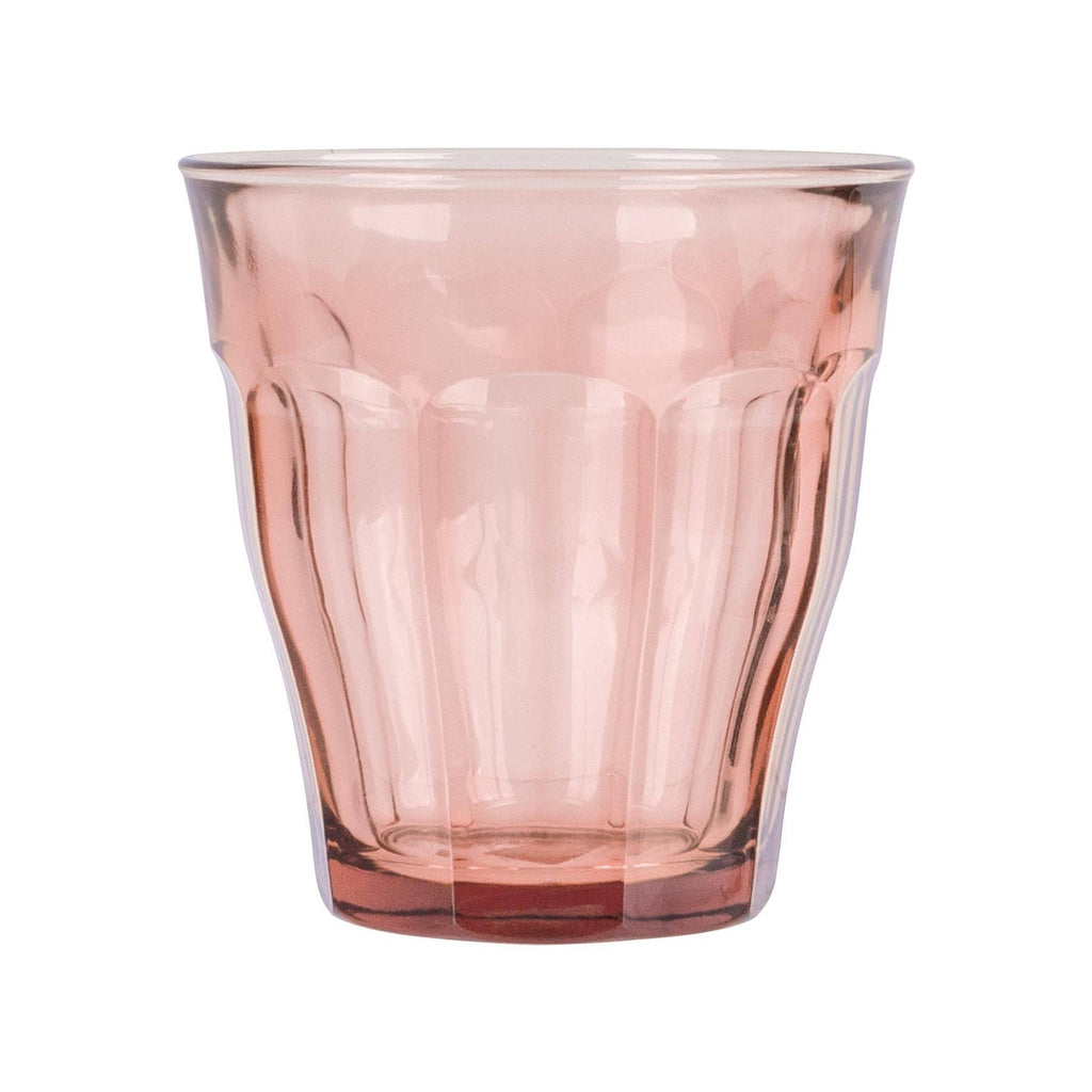 Picardie Glass Tumbler Pink