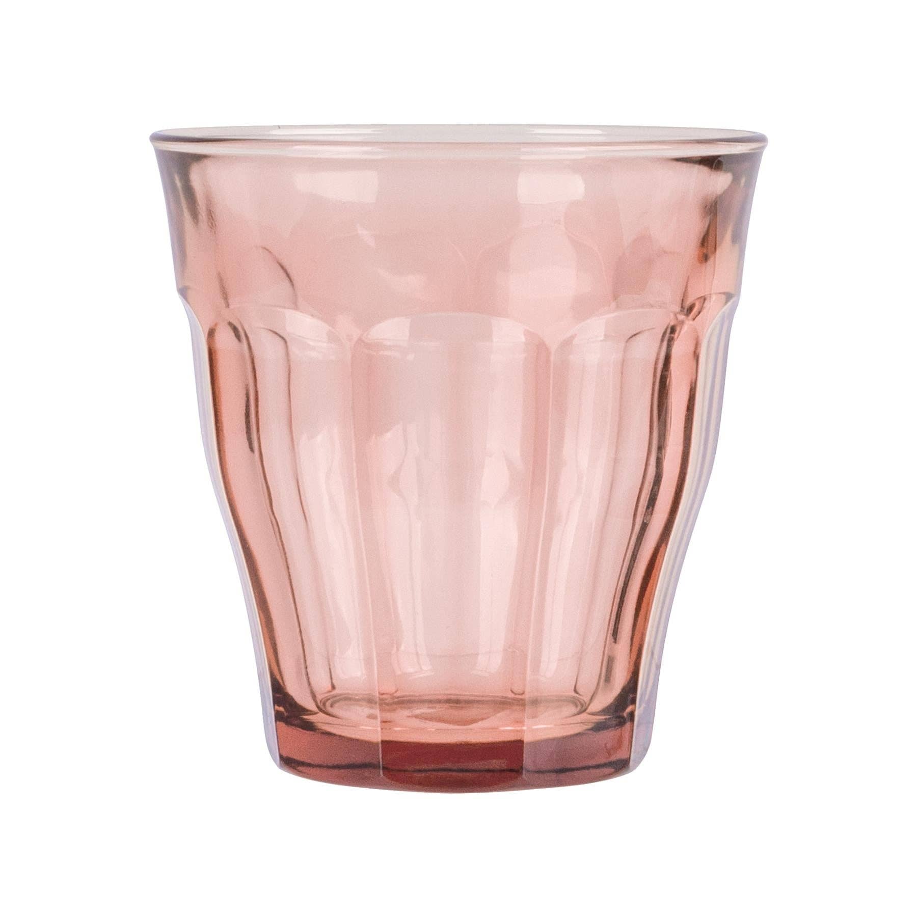 Picardie Glass Tumbler Pink