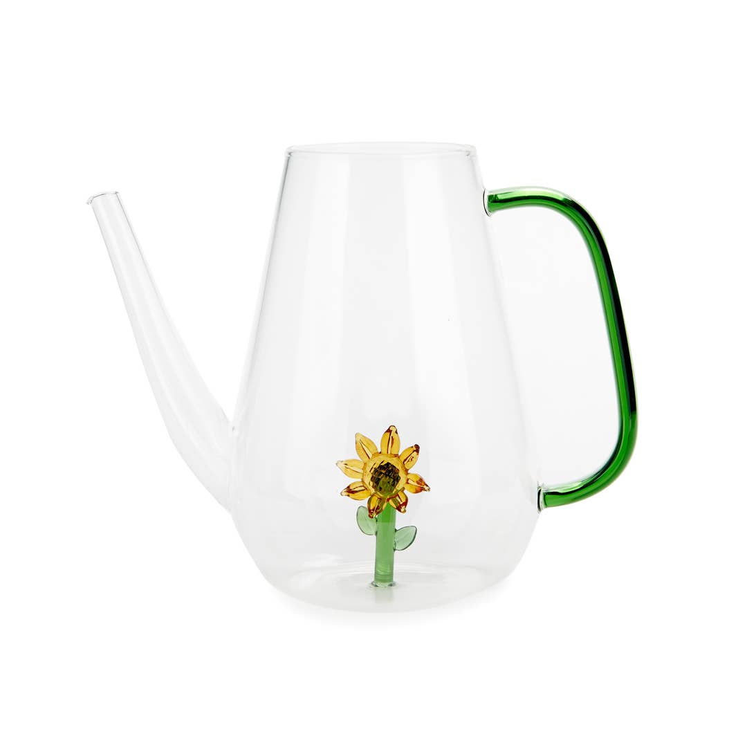 1L Sunflower Glass Watering Can