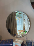 Round Cut Glass Mirror medium