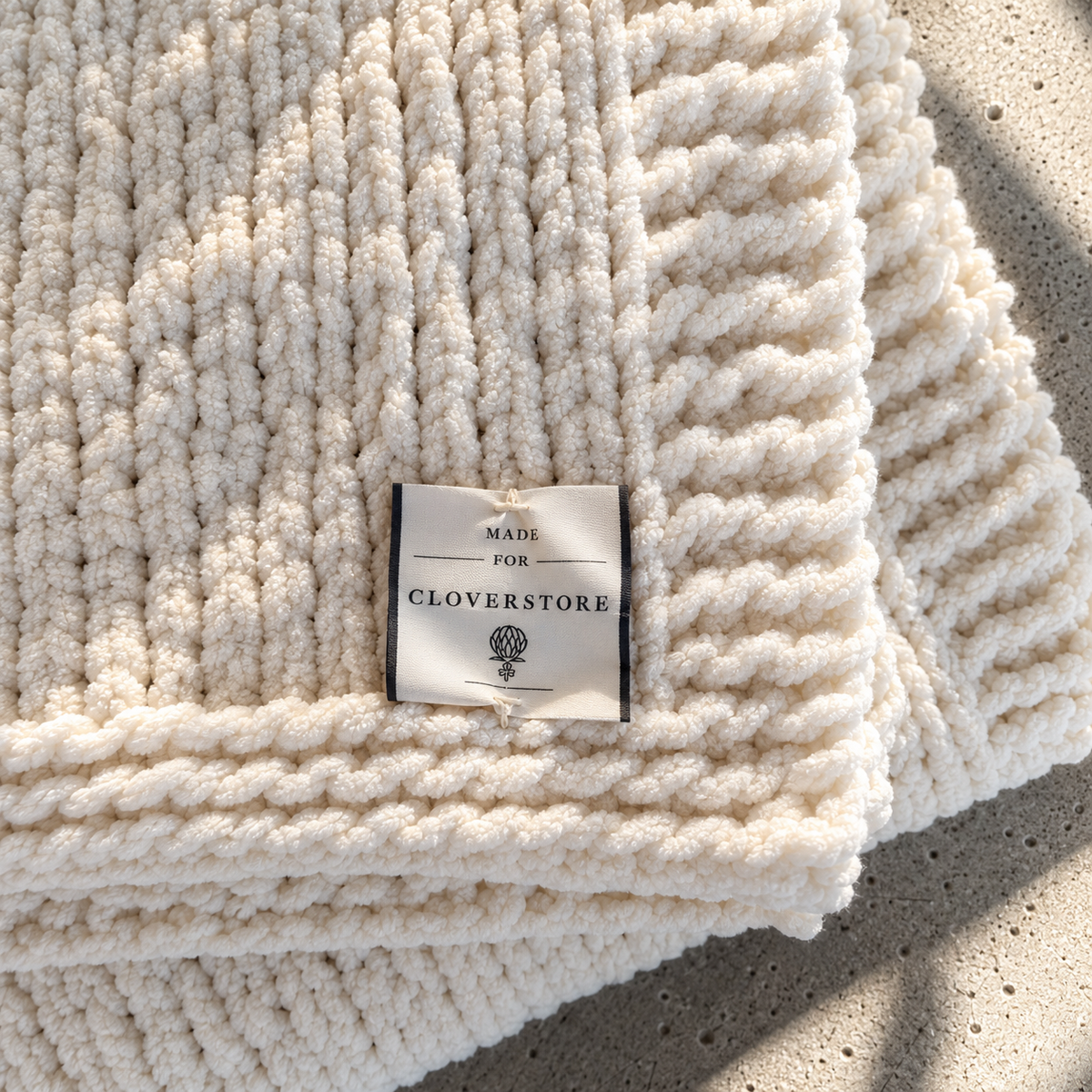 Cloverstore Children's Blanket (Ivory)