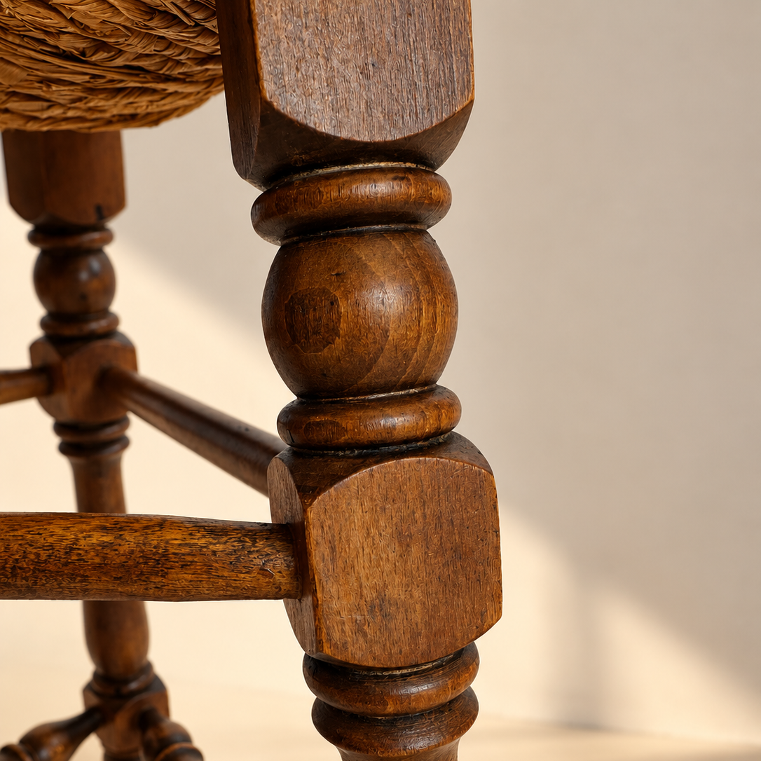 French Rush Fireside Stool