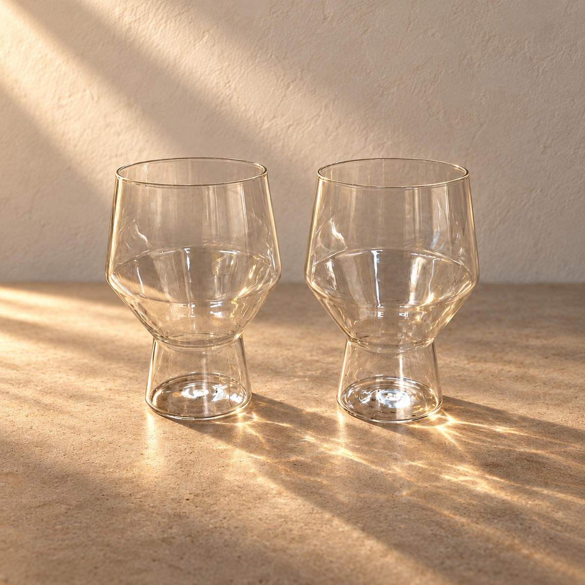 Aaron Probyn Juniper Beer Glasses x2