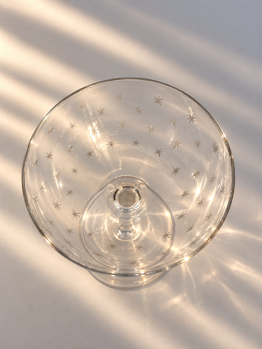 Stars Crystal Champagne Coupes - Set of 8