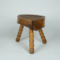 Brutalist french bobbin stool