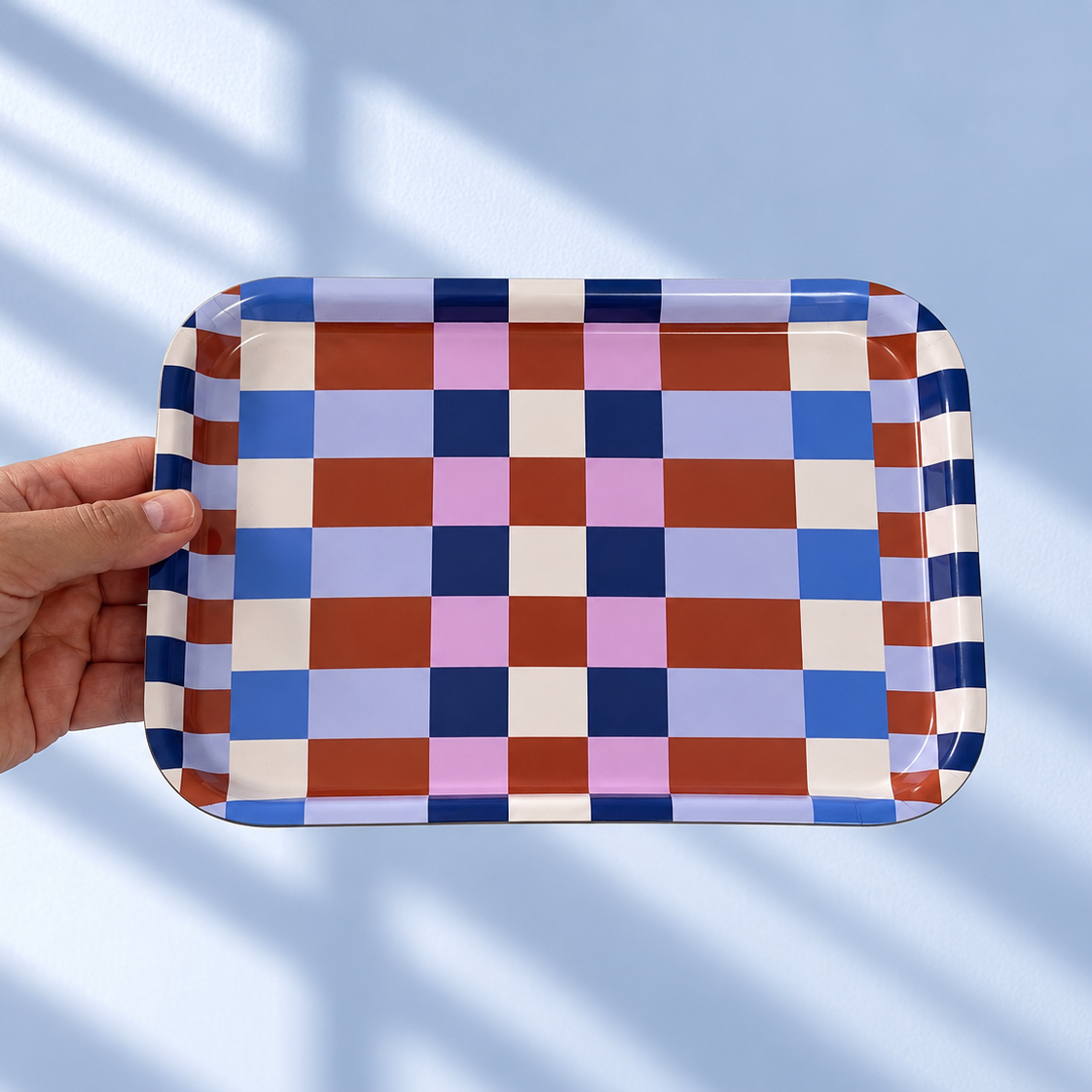 Checker Mix Serving Tray