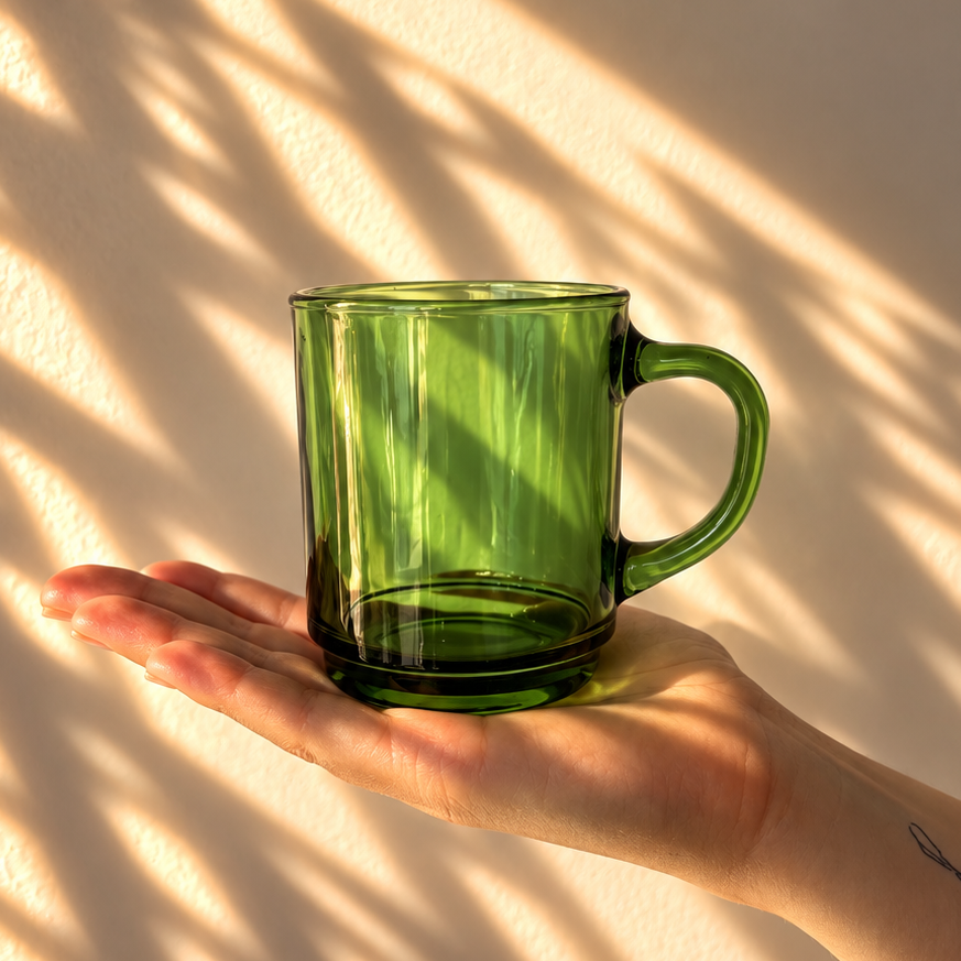 Versailles Coffee Glass Green