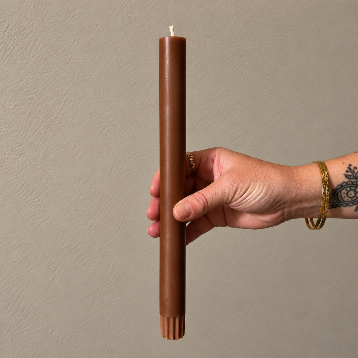 Bronze Eco Dinner Candle