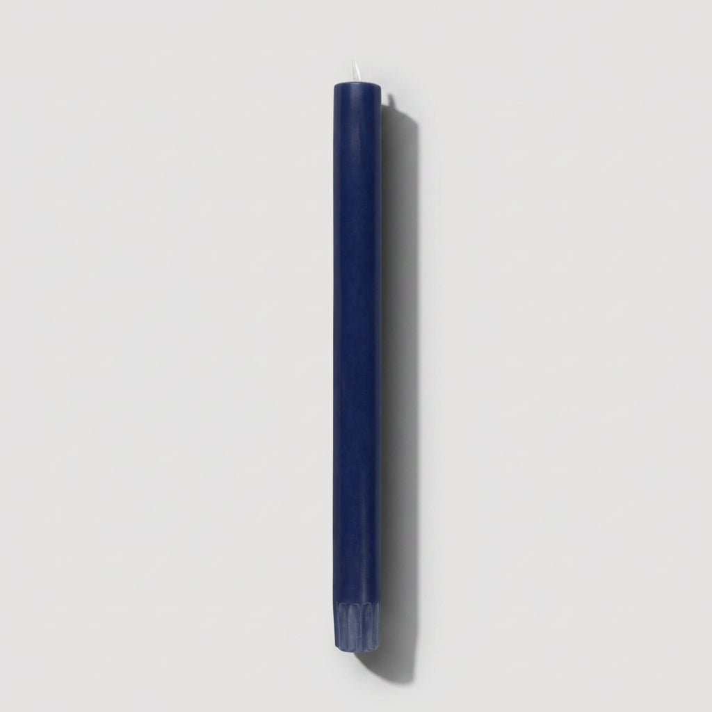 Fair trade Dinner Candle Midnight blue
