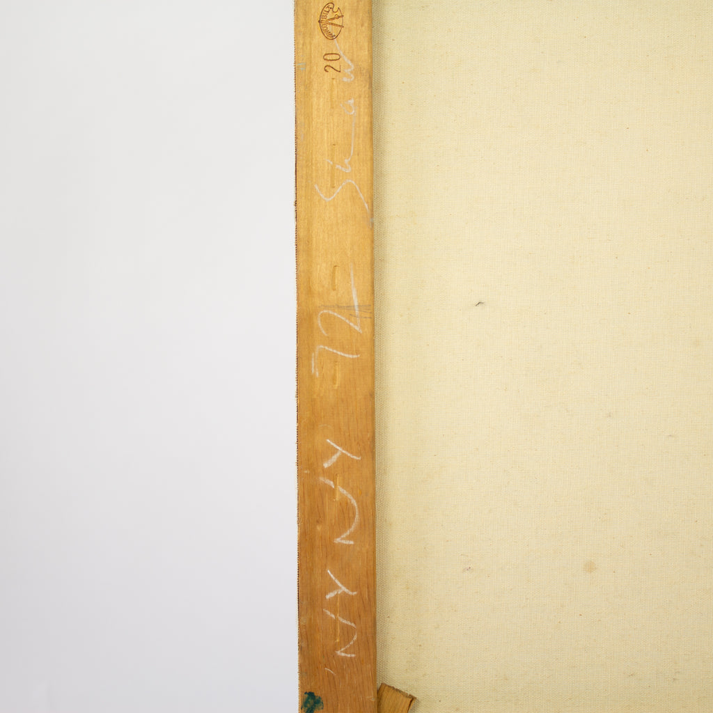 "NY NY 72" Shaw Watercolour and Acrylic Painting on Canvas