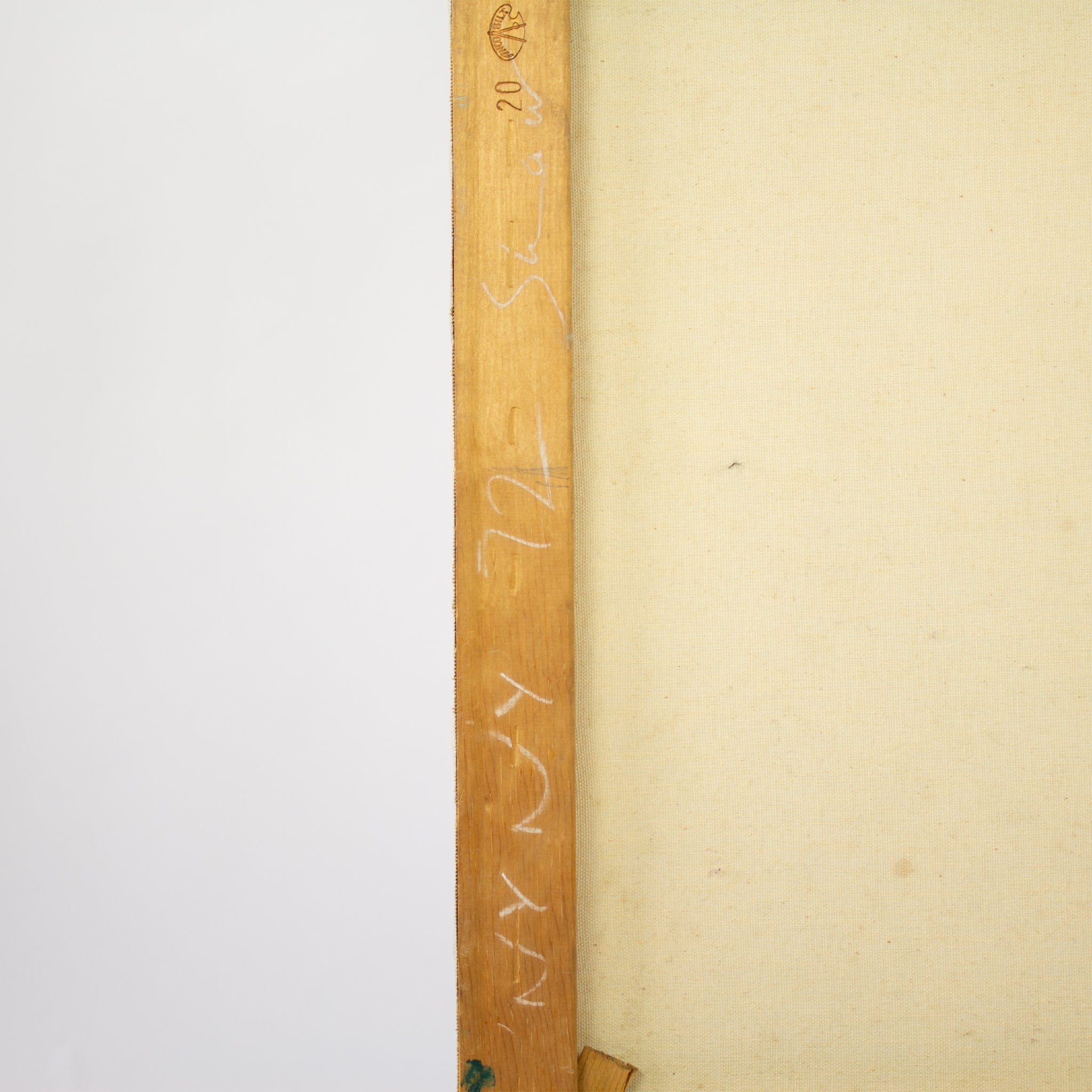 "NY NY 72" Shaw Watercolour and Acrylic Painting on Canvas