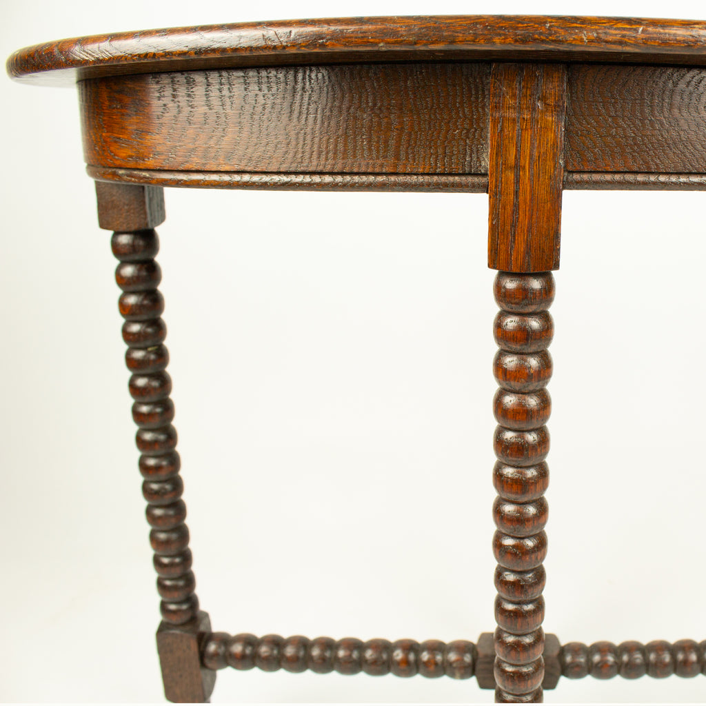 Antique French bobbin side table