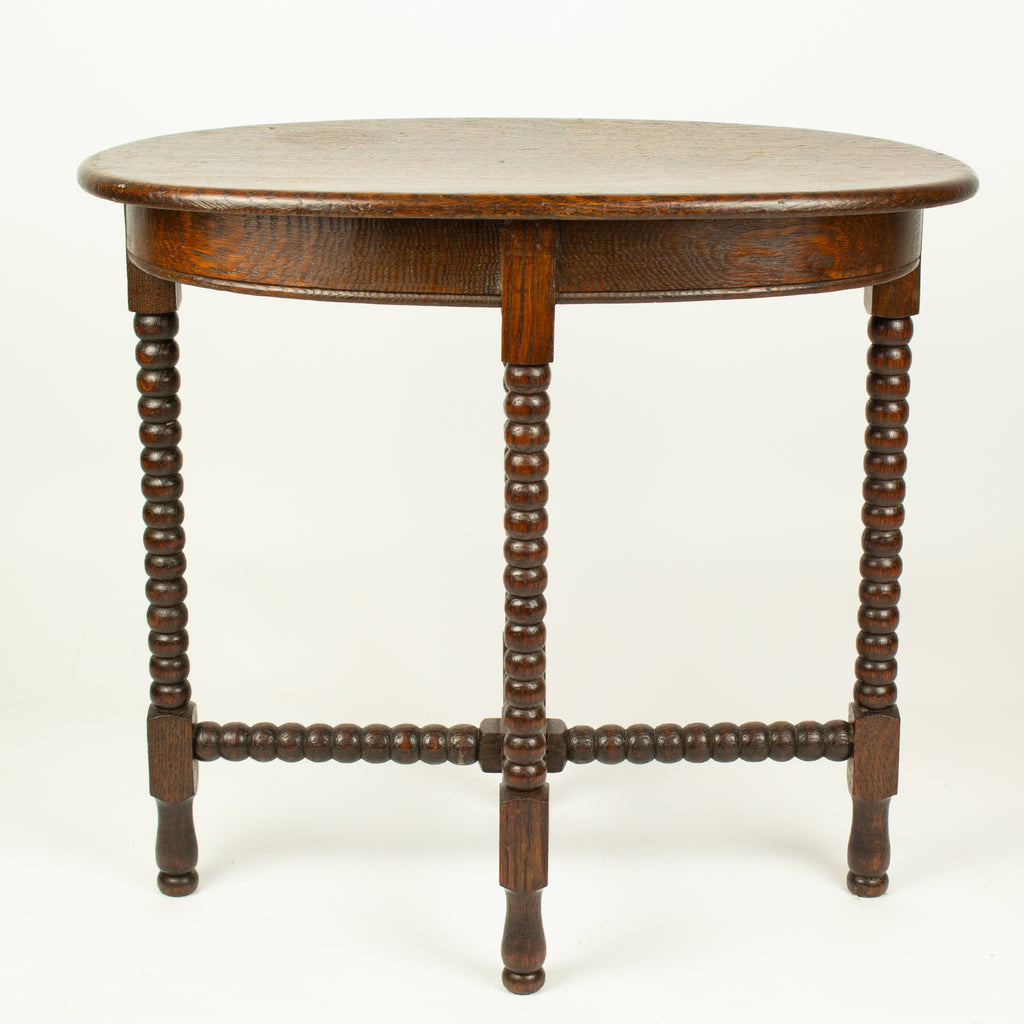 Antique French bobbin side table