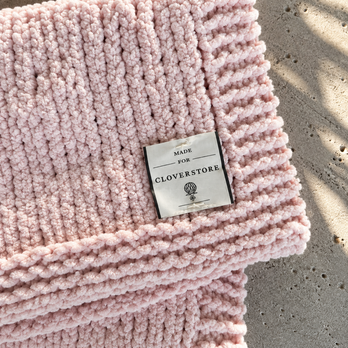 Cloverstore Children's Blanket (Blush Pink)