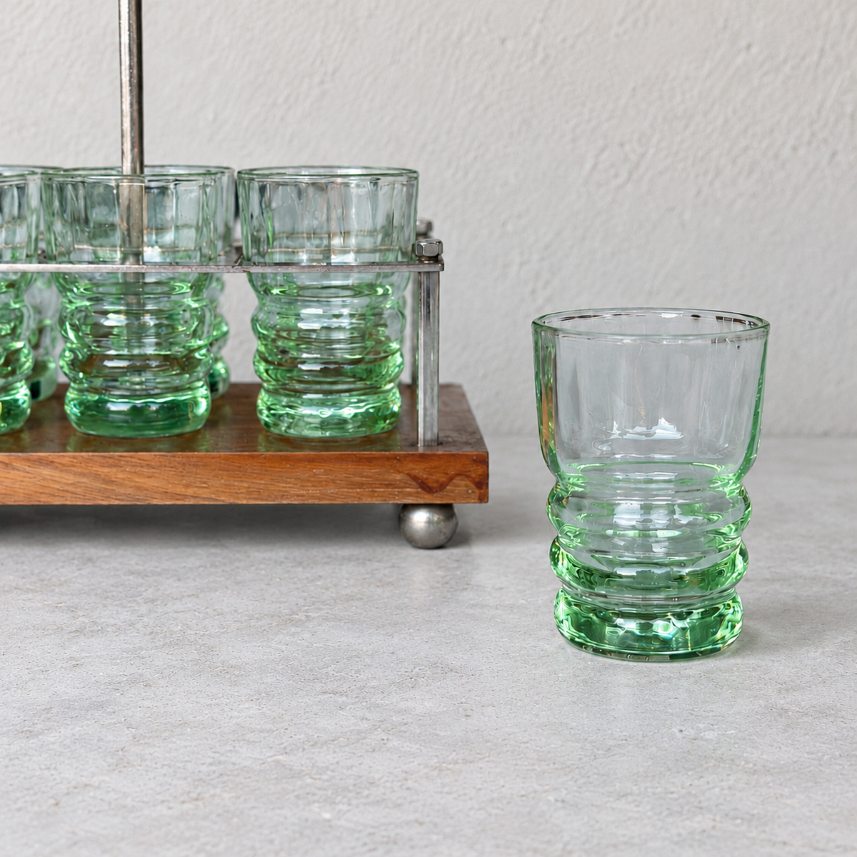 Mid Century 12 piece Shot Glass Set
