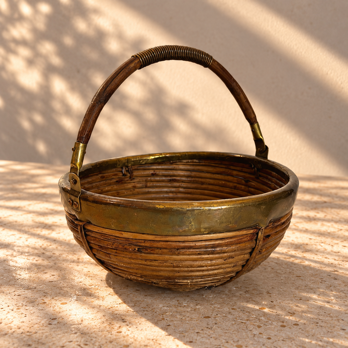 Gabriella Crespi Pencil Reed Fruit Bowl