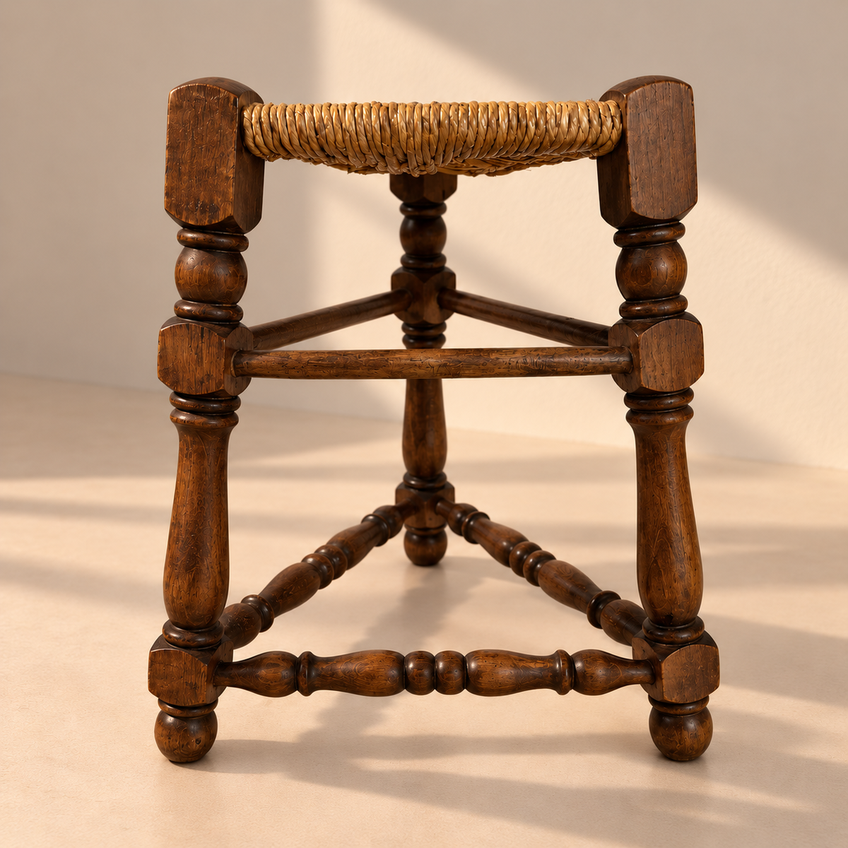 French Rush Fireside Stool