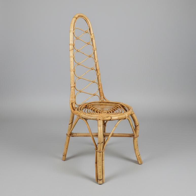 Bonacina bamboo High Back Chair