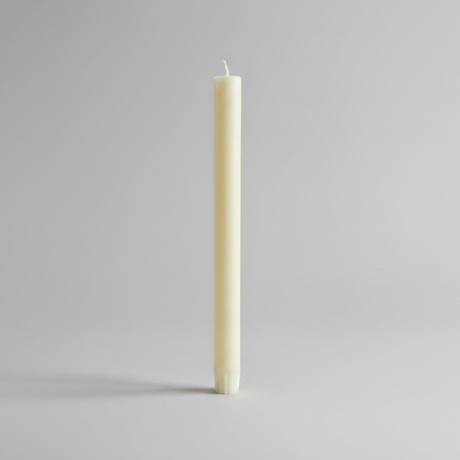 Pearl White Eco Dinner Candle