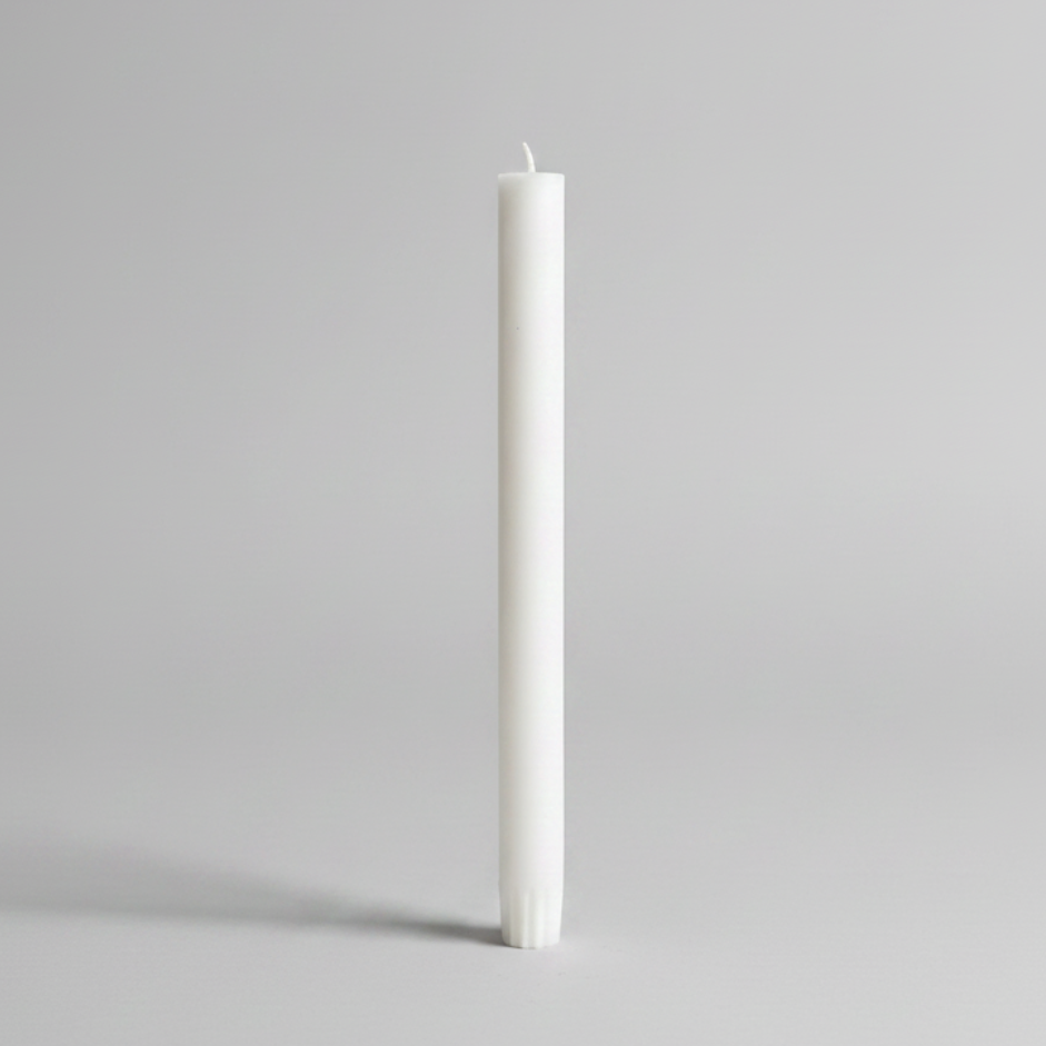 Light Grey Eco Dinner Candle