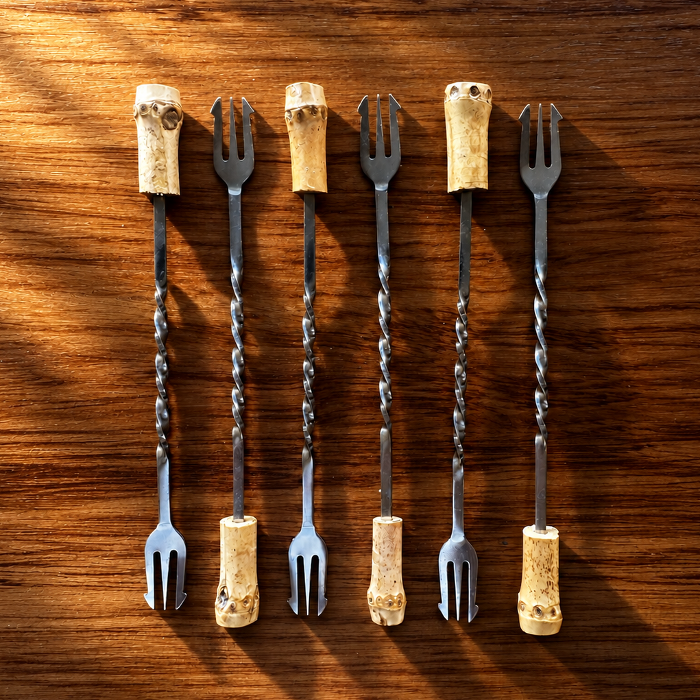 Bamboo Cocktail Picks - Set of 6