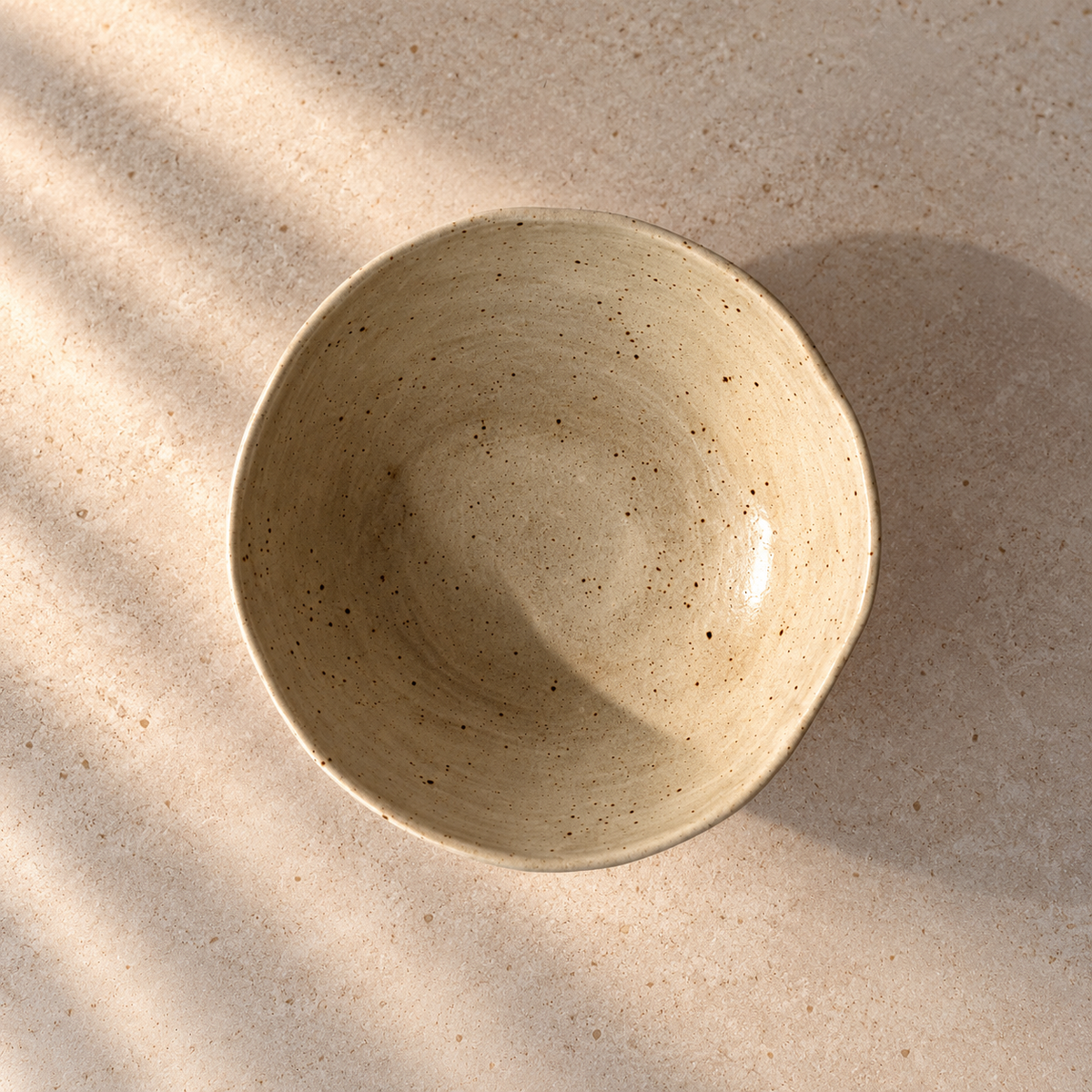 Speckle Pedestal Fruit Bowl