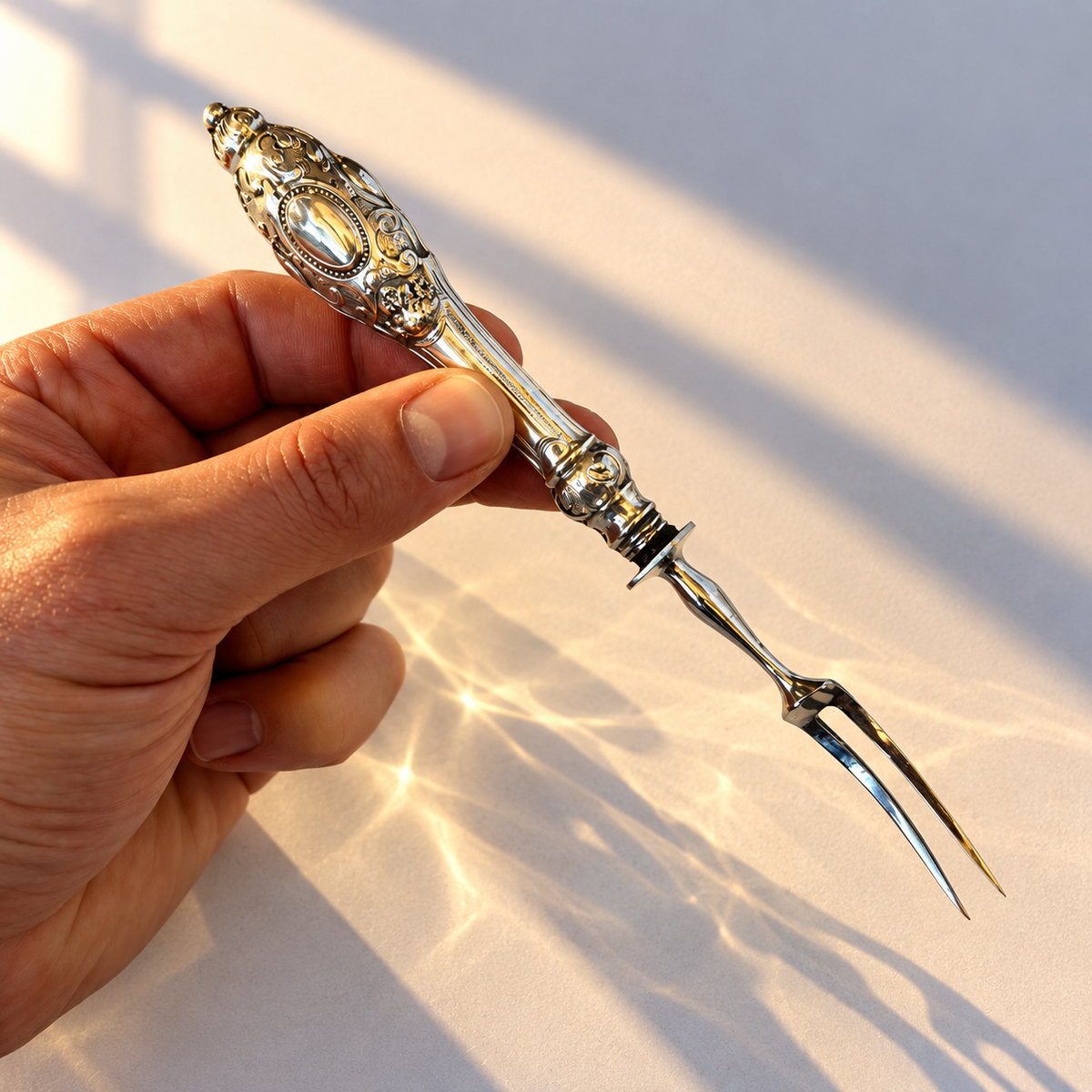 Hors d'oeuvres Louis XV forks (set of 6, boxed)