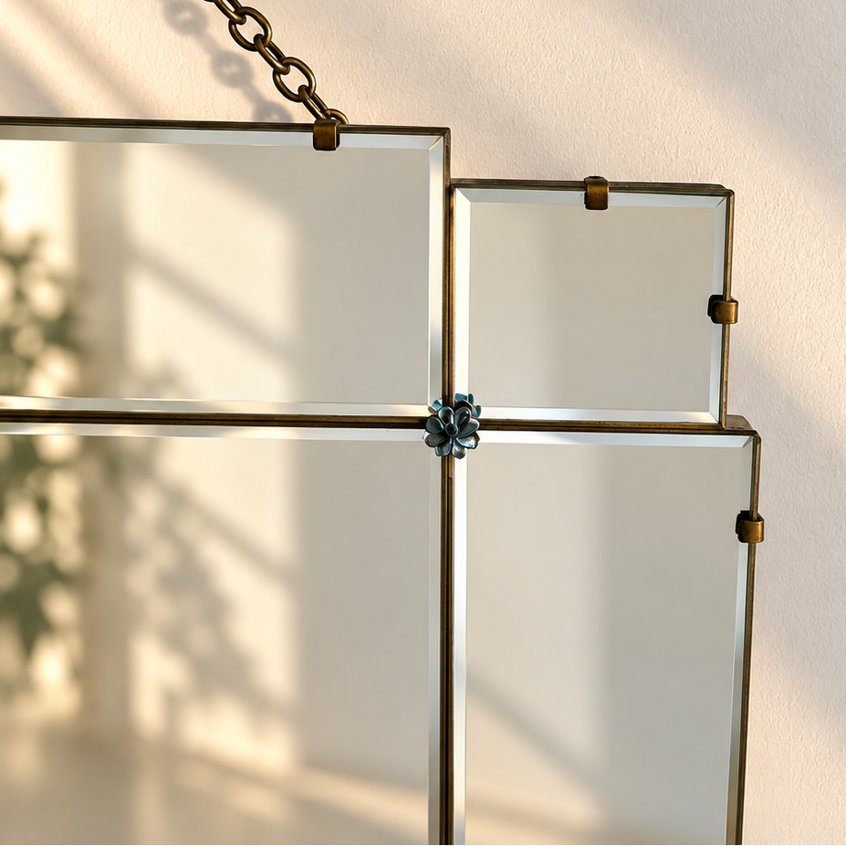 Art Deco Sectional Mirror