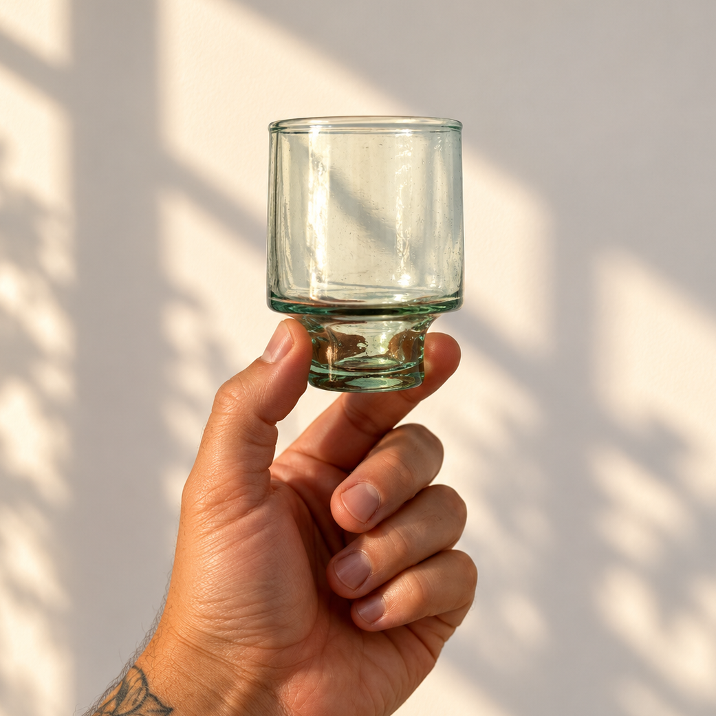Short Stemmed Wine Glass Set of 4
