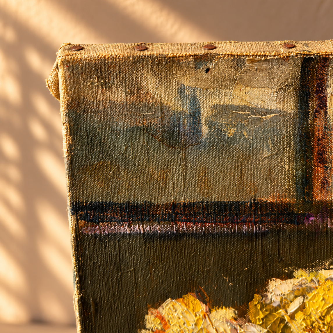 “Yellow Roses” by Nicole Rosendahl Oil on Canvas