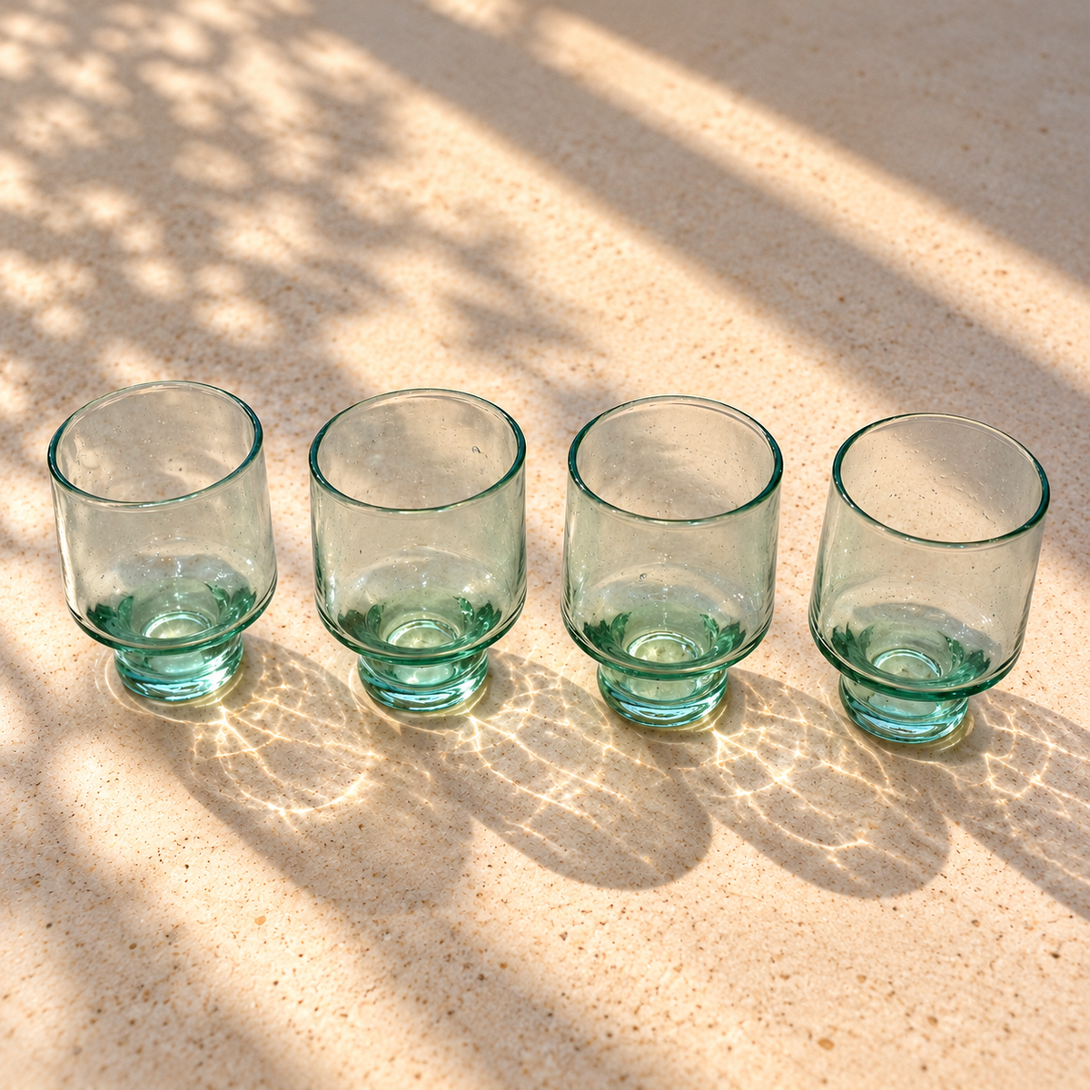 Short Stemmed Wine Glass Set of 4