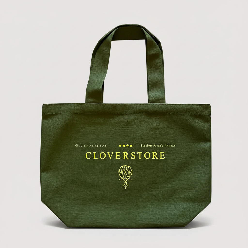 Cloverstore Large Tote Olive