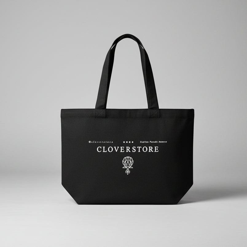 Cloverstore Large Tote Black