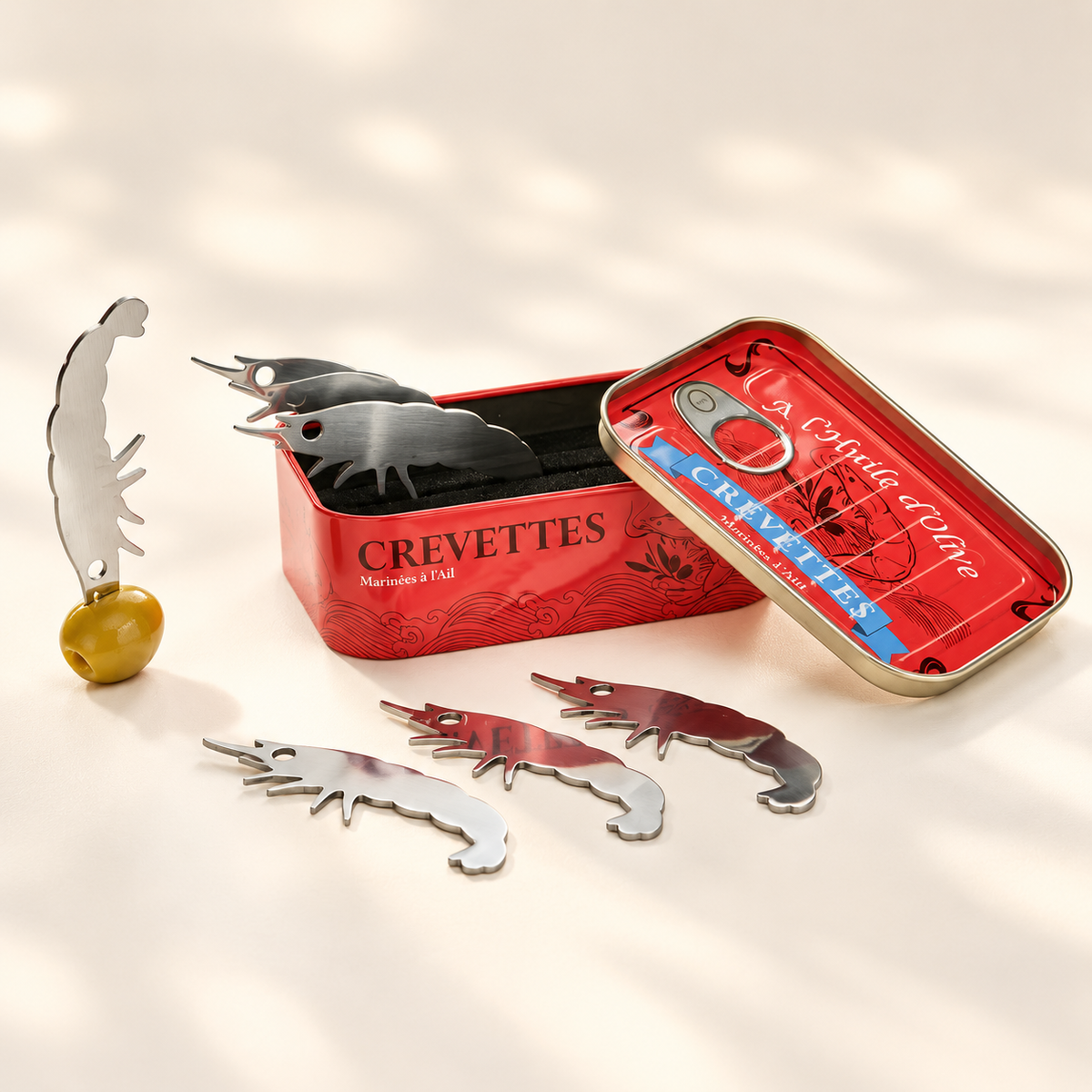 Conserverie Shrimp Snack Forks