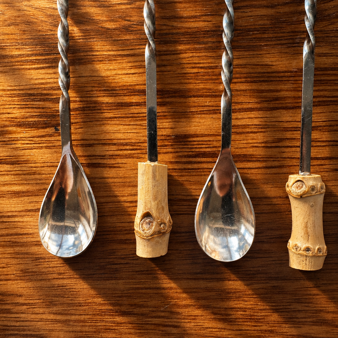 Bamboo Cocktails Stirrers - Set of 6