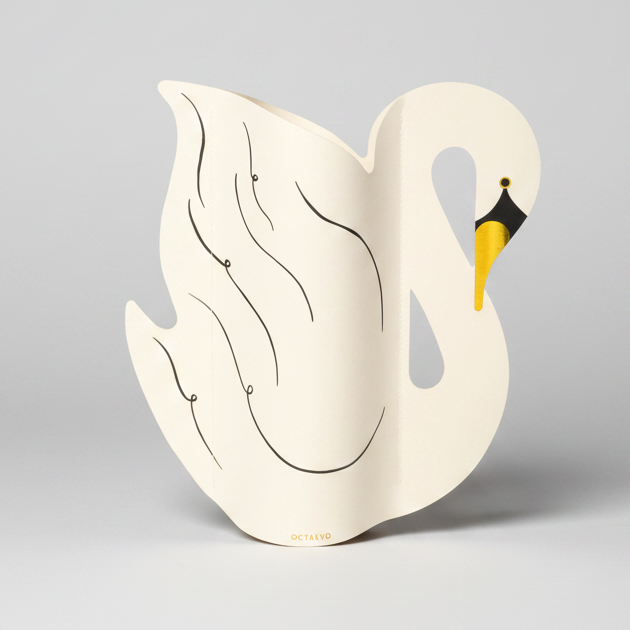 Swan Paper Vase