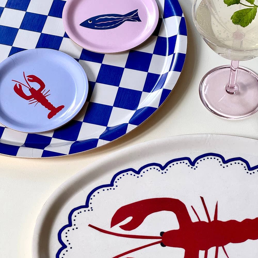 Lobster Oval Serving Tray