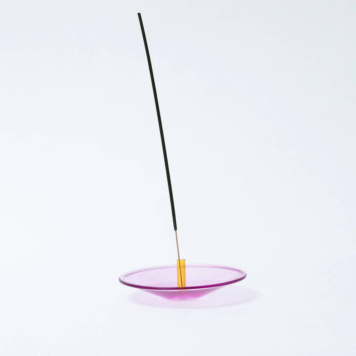 Float Glass Incense Holder: Lilac/Ginger