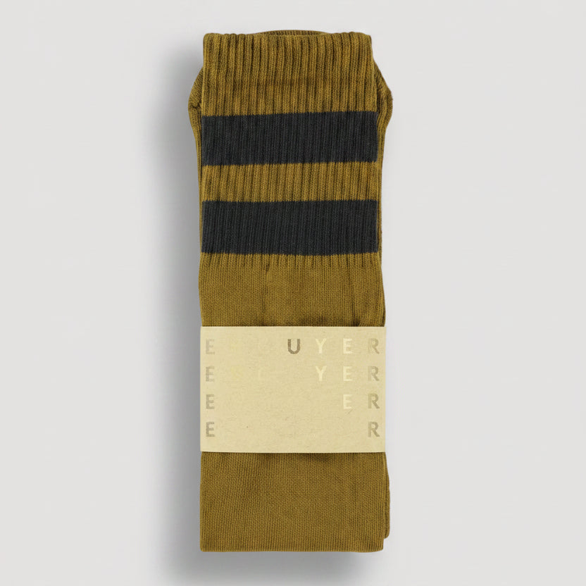Unisex Tube Socks - Cumin / Off Black: UK 6/10