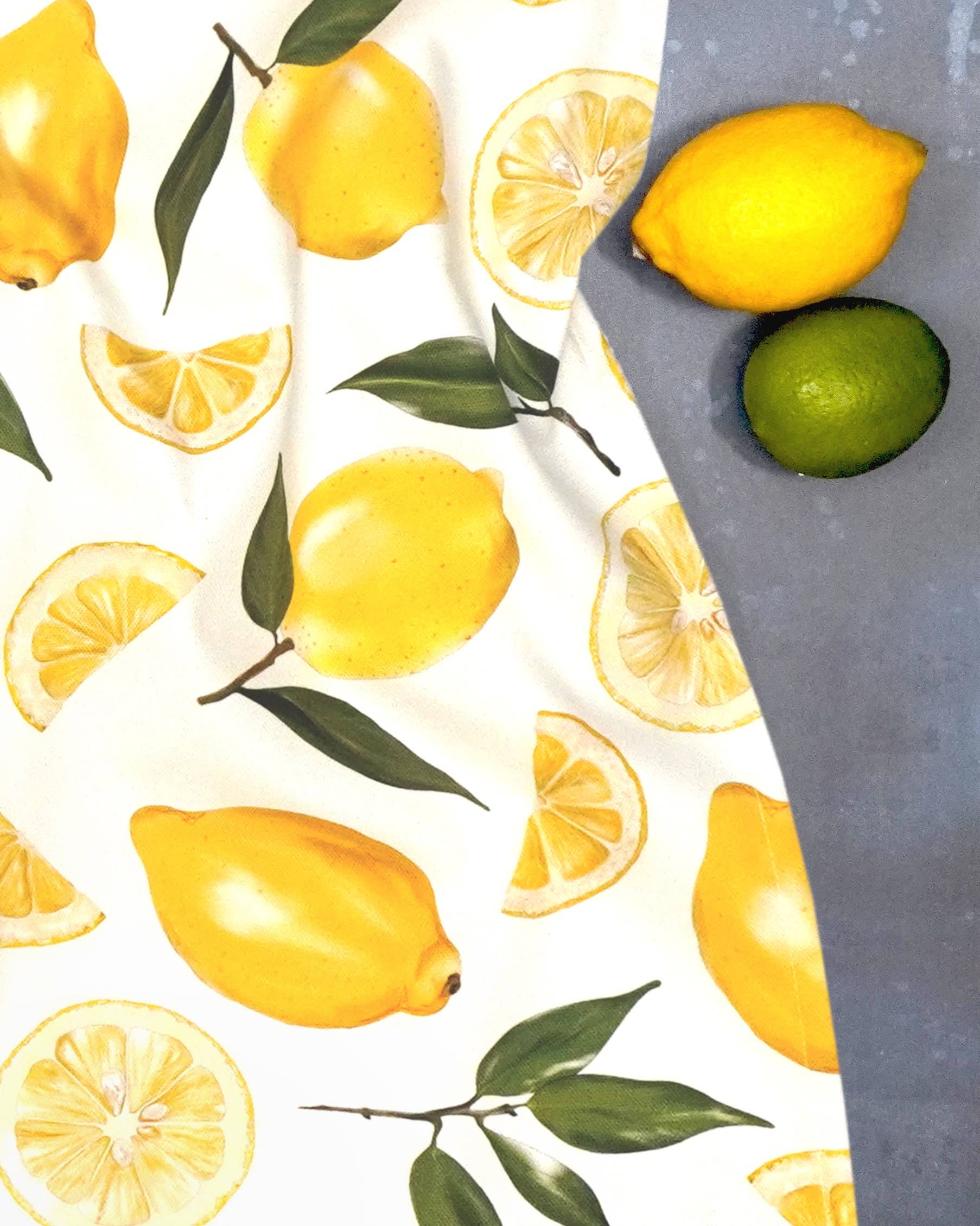 Lemon Tea Towel 100% Cotton