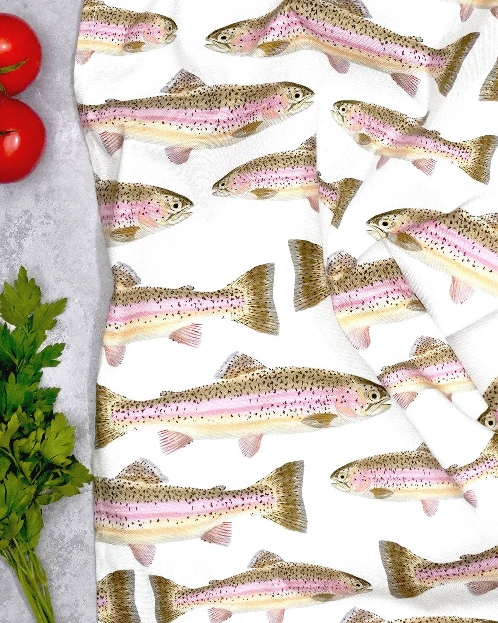 Rainbow Trout Tea Towel