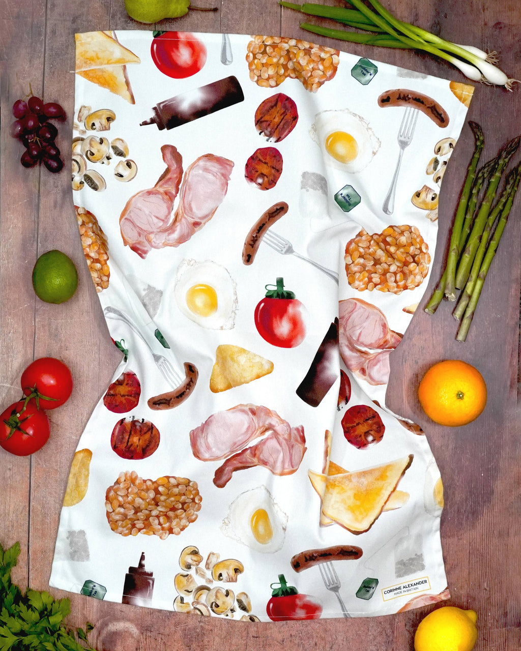 Full English Tea Towel