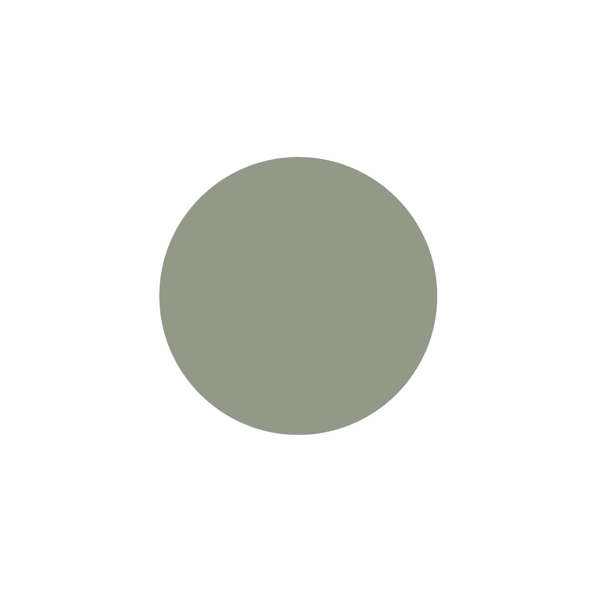 Fair trade Dinner Candle Gunmetal grey